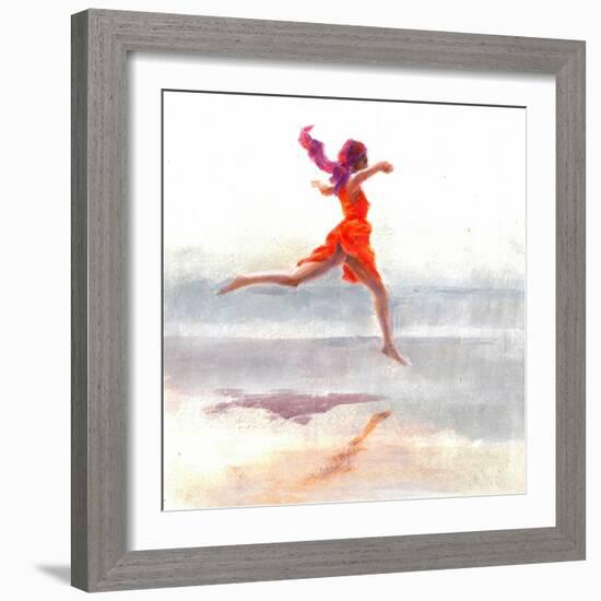 Juno on the Beach, 2015-Lincoln Seligman-Framed Giclee Print