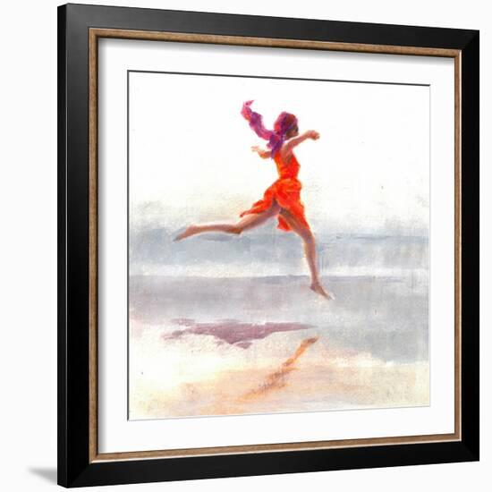 Juno on the Beach, 2015-Lincoln Seligman-Framed Giclee Print