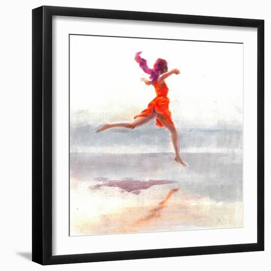 Juno on the Beach, 2015-Lincoln Seligman-Framed Giclee Print