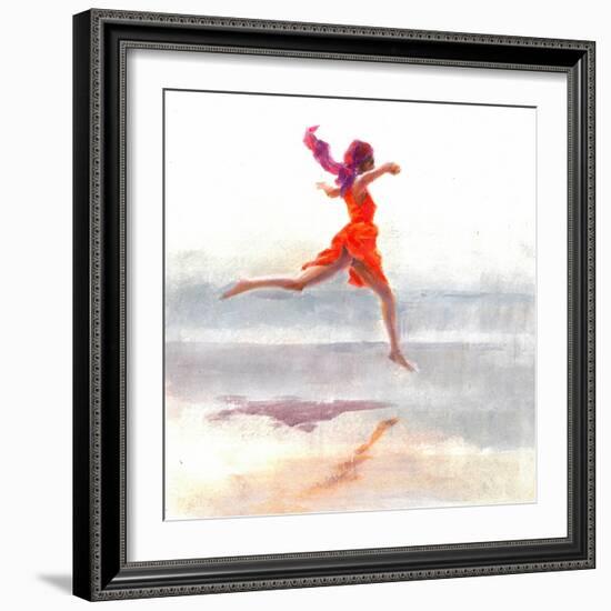 Juno on the Beach, 2015-Lincoln Seligman-Framed Giclee Print