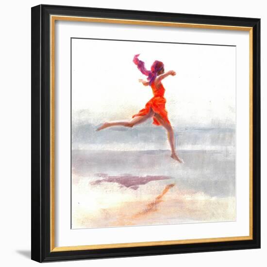 Juno on the Beach, 2015-Lincoln Seligman-Framed Giclee Print