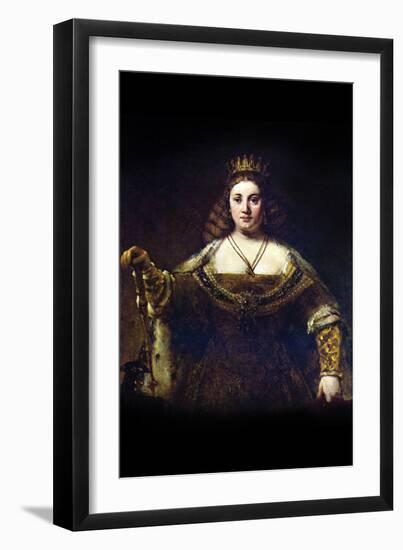 Juno-Rembrandt van Rijn-Framed Art Print