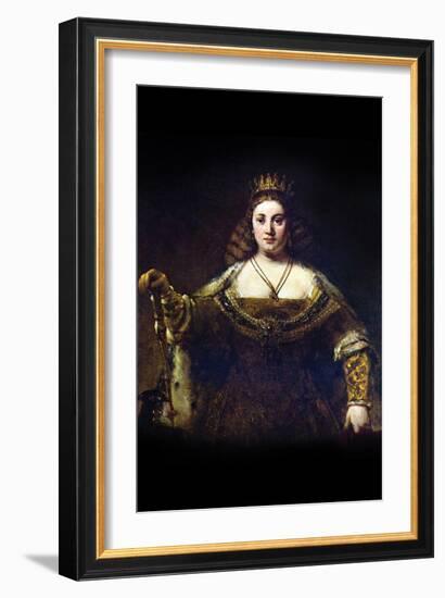 Juno-Rembrandt van Rijn-Framed Art Print