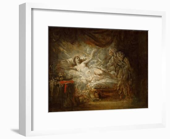 Jupiter and Aegina-Jean-Baptiste Greuze-Framed Giclee Print