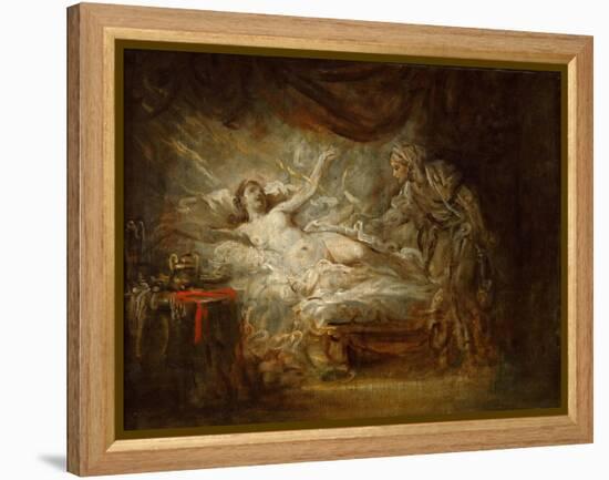 Jupiter and Aegina-Jean-Baptiste Greuze-Framed Premier Image Canvas