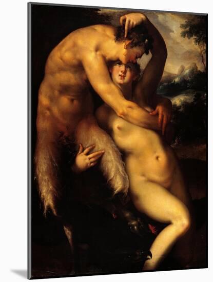 Jupiter and Antiope-Bartholomaeus Spranger-Mounted Giclee Print