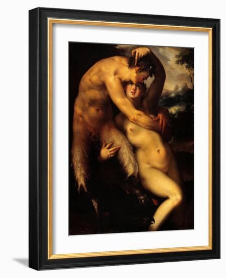 Jupiter and Antiope-Bartholomaeus Spranger-Framed Giclee Print