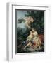 Jupiter and Callisto-Francois Boucher-Framed Art Print
