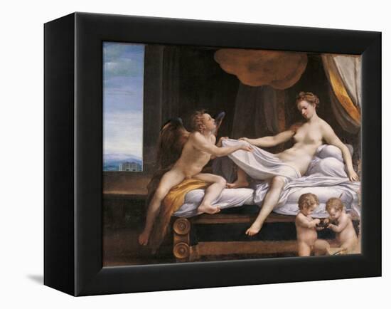 Jupiter and Dana-Correggio-Framed Premier Image Canvas