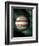 Jupiter And Earth, Artwork-Victor Habbick-Framed Premium Photographic Print