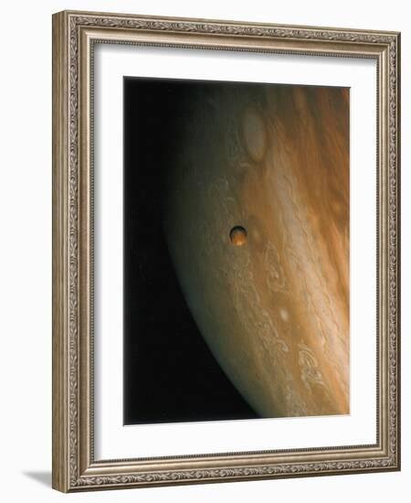 Jupiter and Io, One of its Moons, 1979-null-Framed Giclee Print