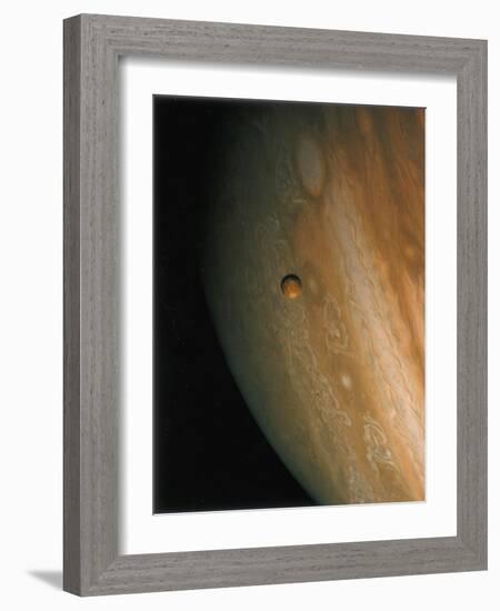 Jupiter and Io, One of its Moons, 1979-null-Framed Giclee Print