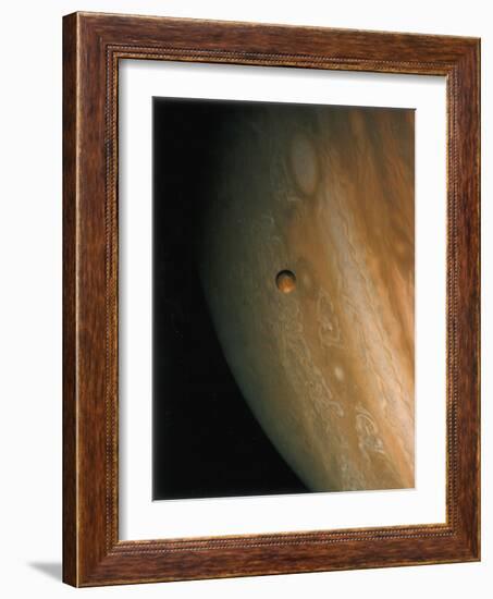 Jupiter and Io, One of its Moons, 1979-null-Framed Giclee Print