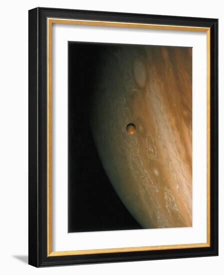 Jupiter and Io, One of its Moons, 1979-null-Framed Giclee Print