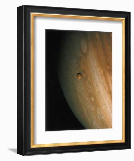 Jupiter and Io, One of its Moons, 1979-null-Framed Giclee Print