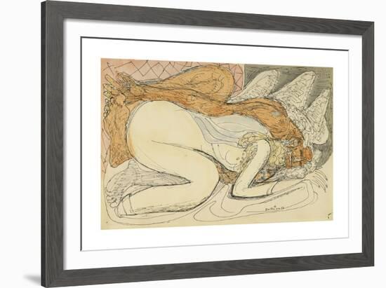 Jupiter and Jocasta-Max Beckmann-Framed Premium Giclee Print