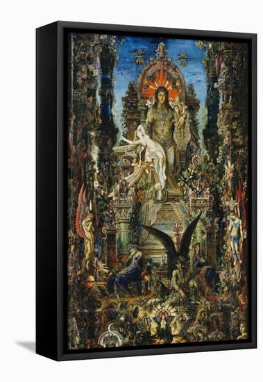 Jupiter and Semele, 1894-95-Gustave Moreau-Framed Premier Image Canvas