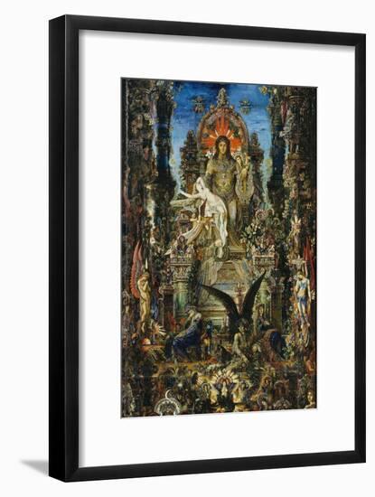 Jupiter and Semele, 1894-95-Gustave Moreau-Framed Giclee Print