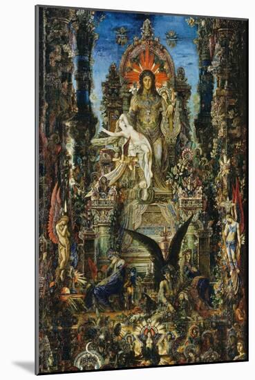 Jupiter and Semele, 1894-95-Gustave Moreau-Mounted Giclee Print