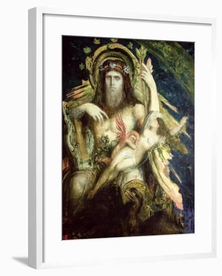 Jupiter and Semele-Gustave Moreau-Framed Giclee Print