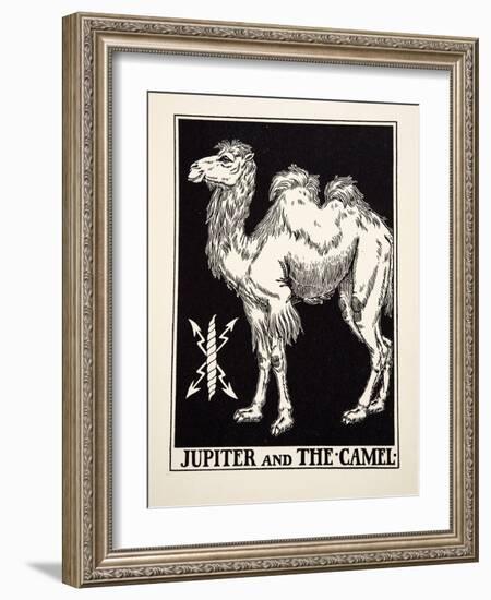 Jupiter and the Camel, from A Hundred Fables of Aesop, Pub.1903 (Engraving)-Percy James Billinghurst-Framed Giclee Print