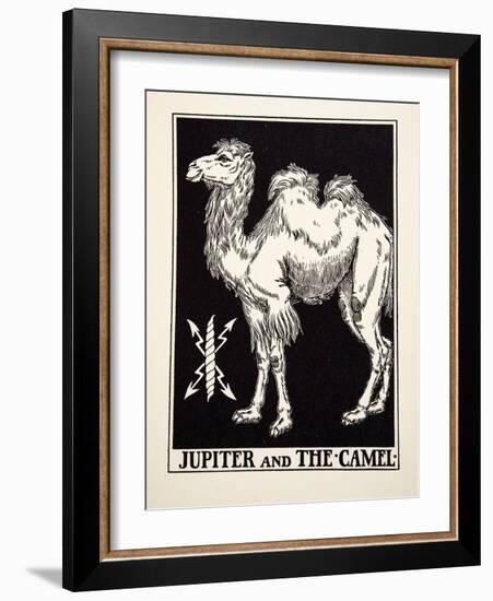 Jupiter and the Camel, from A Hundred Fables of Aesop, Pub.1903 (Engraving)-Percy James Billinghurst-Framed Giclee Print