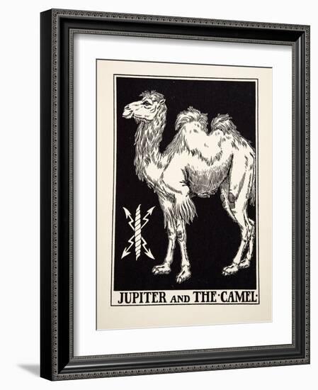 Jupiter and the Camel, from A Hundred Fables of Aesop, Pub.1903 (Engraving)-Percy James Billinghurst-Framed Giclee Print