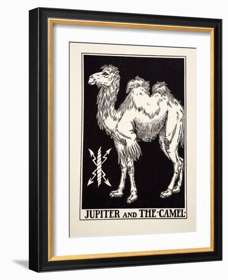 Jupiter and the Camel, from A Hundred Fables of Aesop, Pub.1903 (Engraving)-Percy James Billinghurst-Framed Giclee Print