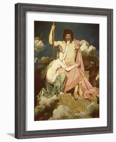 Jupiter and Thetis, 1811-Jean-Auguste-Dominique Ingres-Framed Giclee Print