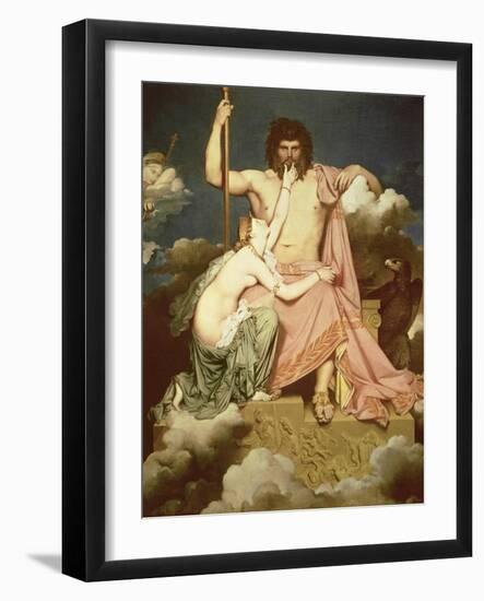 Jupiter and Thetis, 1811-Jean-Auguste-Dominique Ingres-Framed Giclee Print