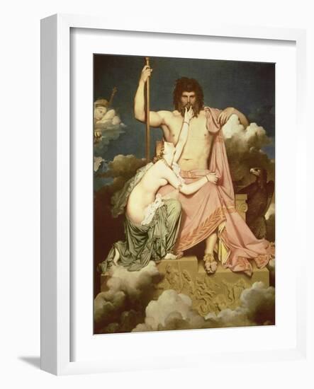 Jupiter and Thetis, 1811-Jean-Auguste-Dominique Ingres-Framed Giclee Print