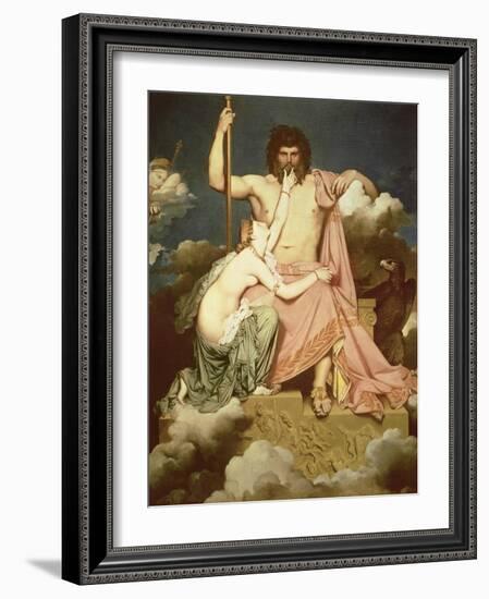 Jupiter and Thetis, 1811-Jean-Auguste-Dominique Ingres-Framed Giclee Print