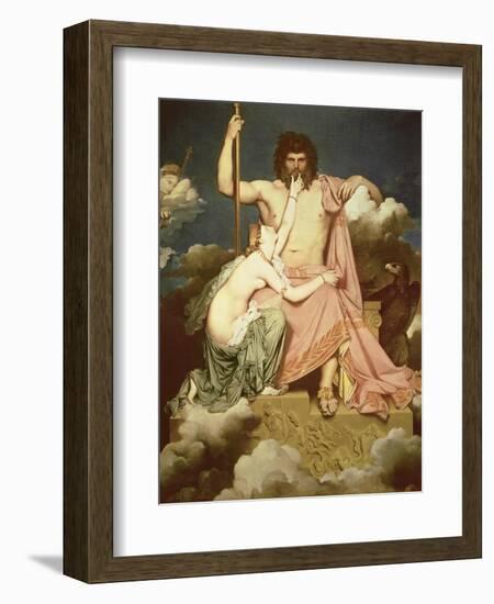 Jupiter and Thetis, 1811-Jean-Auguste-Dominique Ingres-Framed Giclee Print