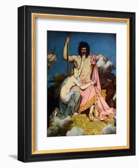 Jupiter and Thetis-Jean-Auguste-Dominique Ingres-Framed Giclee Print