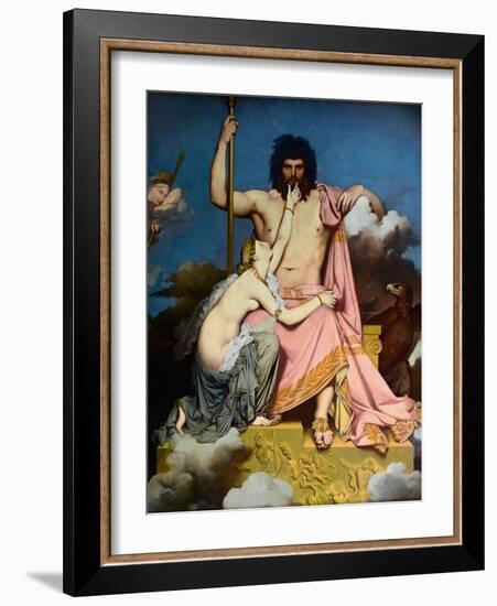 Jupiter and Thetis-Jean-Auguste-Dominique Ingres-Framed Giclee Print