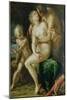 Jupiter, Antiope and Cupid-Johann or Hans von Aachen-Mounted Giclee Print