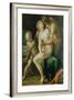 Jupiter, Antiope and Cupid-Johann or Hans von Aachen-Framed Giclee Print