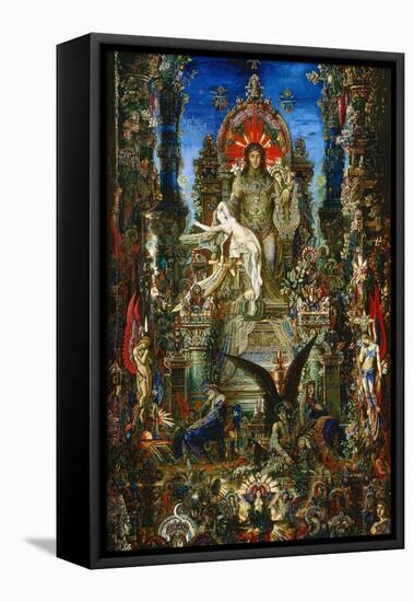 Jupiter Et Semélé (Detail), 1894-1896-Gustave Moreau-Framed Premier Image Canvas