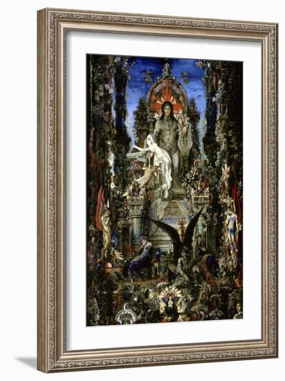 Jupiter et Semele-Gustave Moreau-Framed Giclee Print