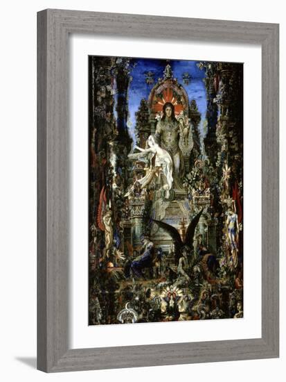 Jupiter et Semele-Gustave Moreau-Framed Giclee Print