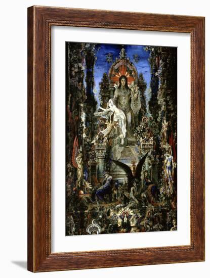 Jupiter et Semele-Gustave Moreau-Framed Giclee Print