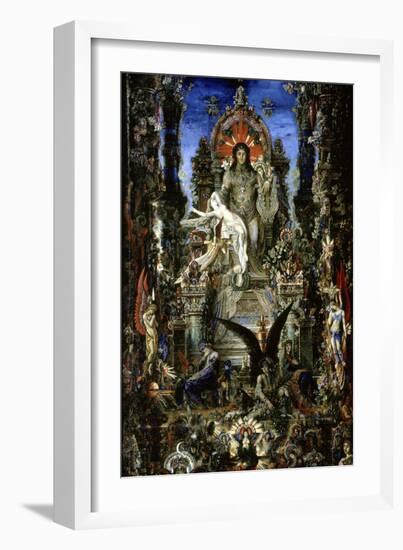 Jupiter et Semele-Gustave Moreau-Framed Giclee Print