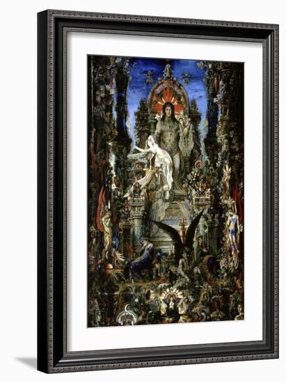 Jupiter et Semele-Gustave Moreau-Framed Giclee Print