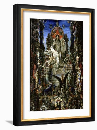 Jupiter et Semele-Gustave Moreau-Framed Giclee Print