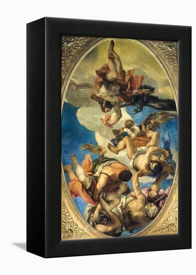 Jupiter Expelling the Vices-Paolo Veronese-Framed Premier Image Canvas