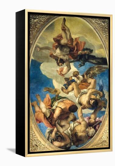 Jupiter Expelling the Vices-Paolo Veronese-Framed Premier Image Canvas