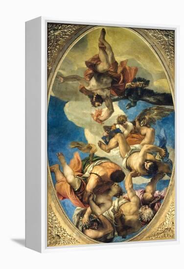 Jupiter Expelling the Vices-Paolo Veronese-Framed Premier Image Canvas