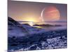 Jupiter From Europa, Artwork-Detlev Van Ravenswaay-Mounted Premium Photographic Print