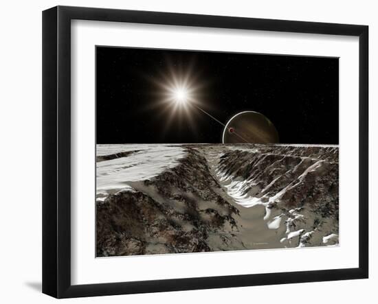 Jupiter From Europa-Detlev Van Ravenswaay-Framed Photographic Print