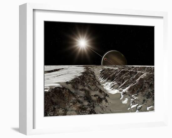 Jupiter From Europa-Detlev Van Ravenswaay-Framed Photographic Print